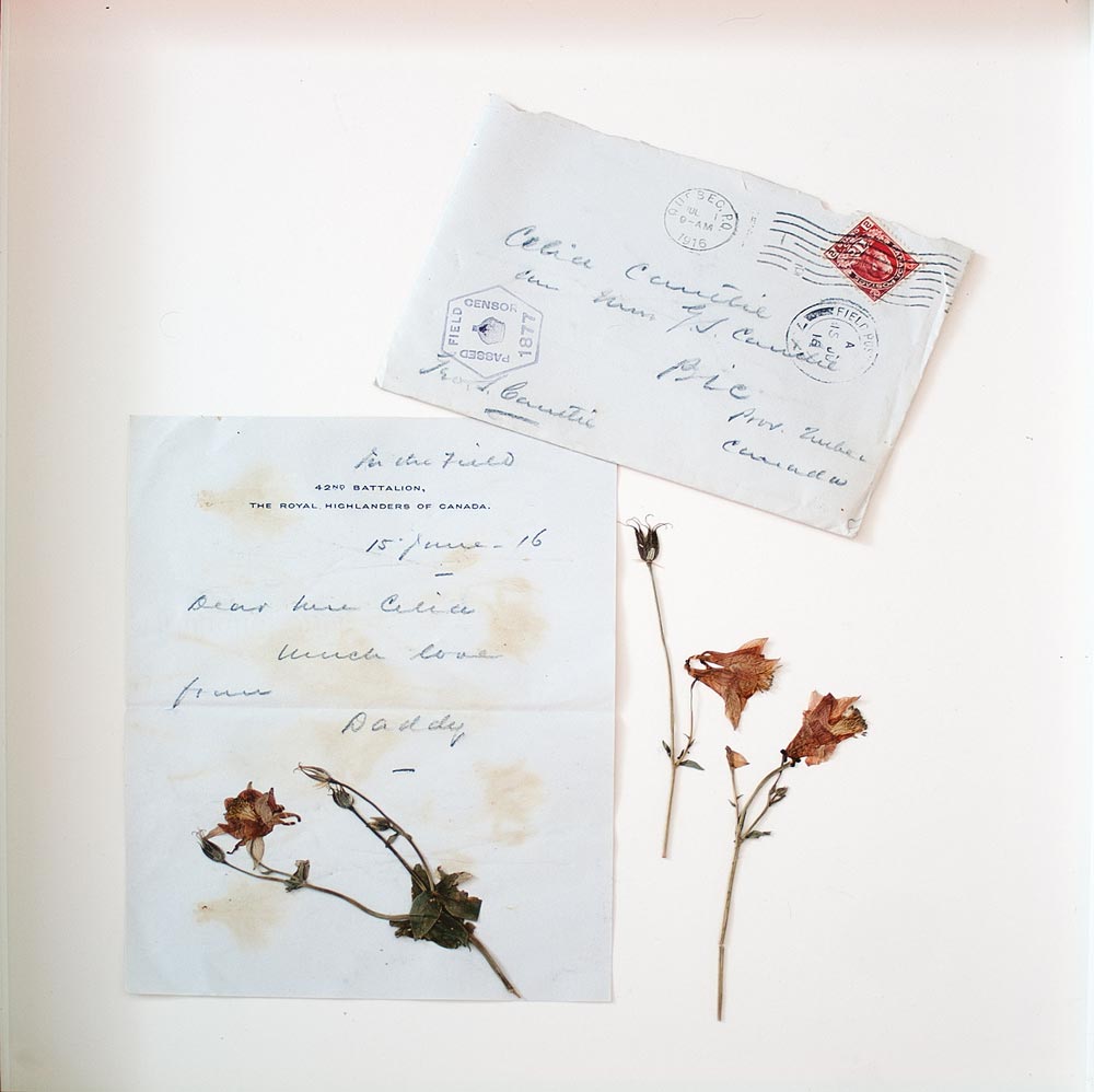 Soif de victoire - lettre | Fleurs d'Armes - Une exposition artisitique itinérante | www.fleursdarmes.ca